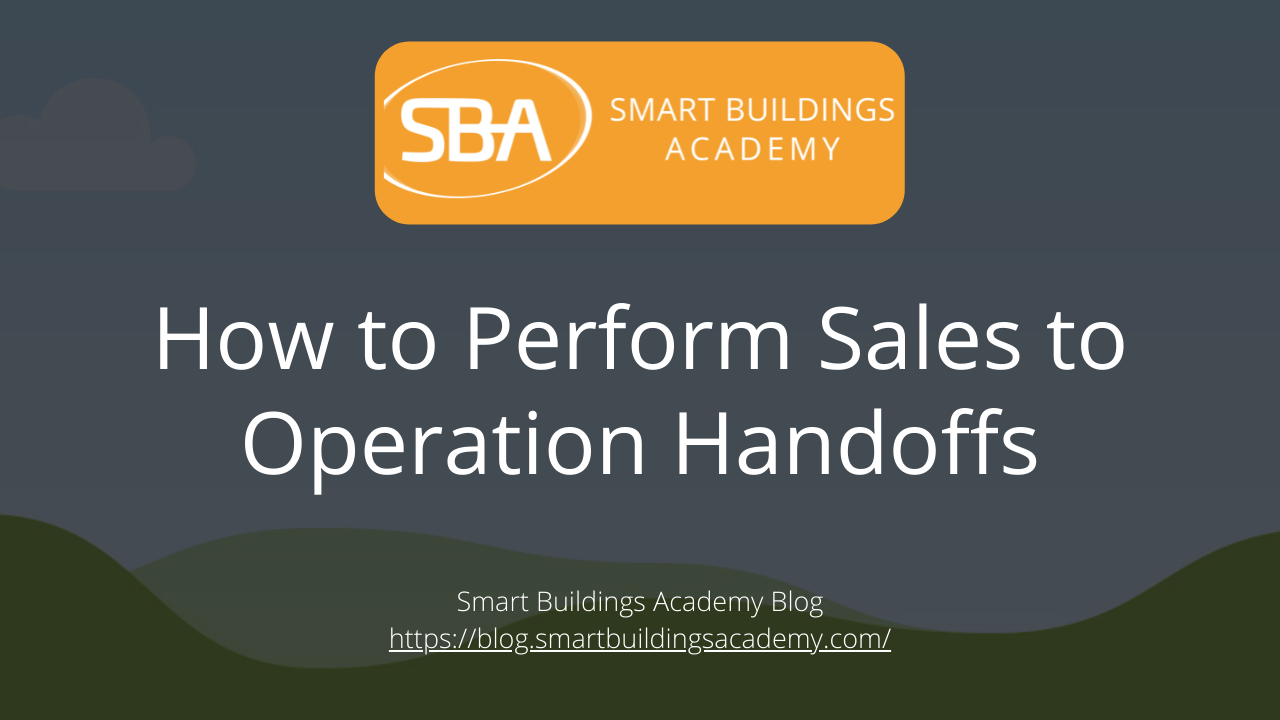 How to Perform Sales to Operation Handoffs